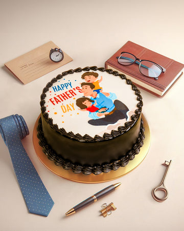 Animated Father's Day Cake